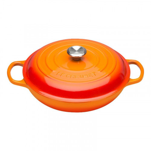 Le Creuset Gourmetprofitopf Signature Gurmánský hrnec červený 30 cm / 3,2 L